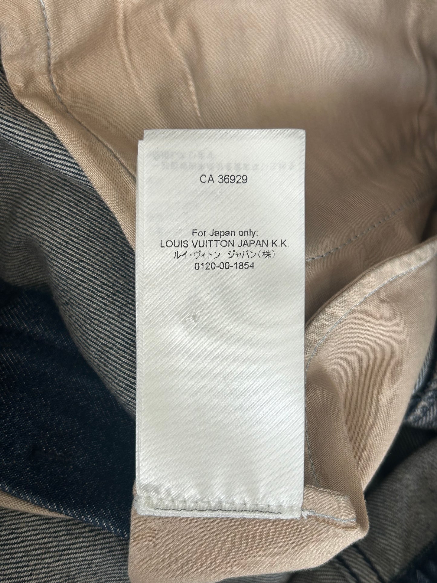 Louis Vuitton Blue Monogram Carpenter Denim Shorts