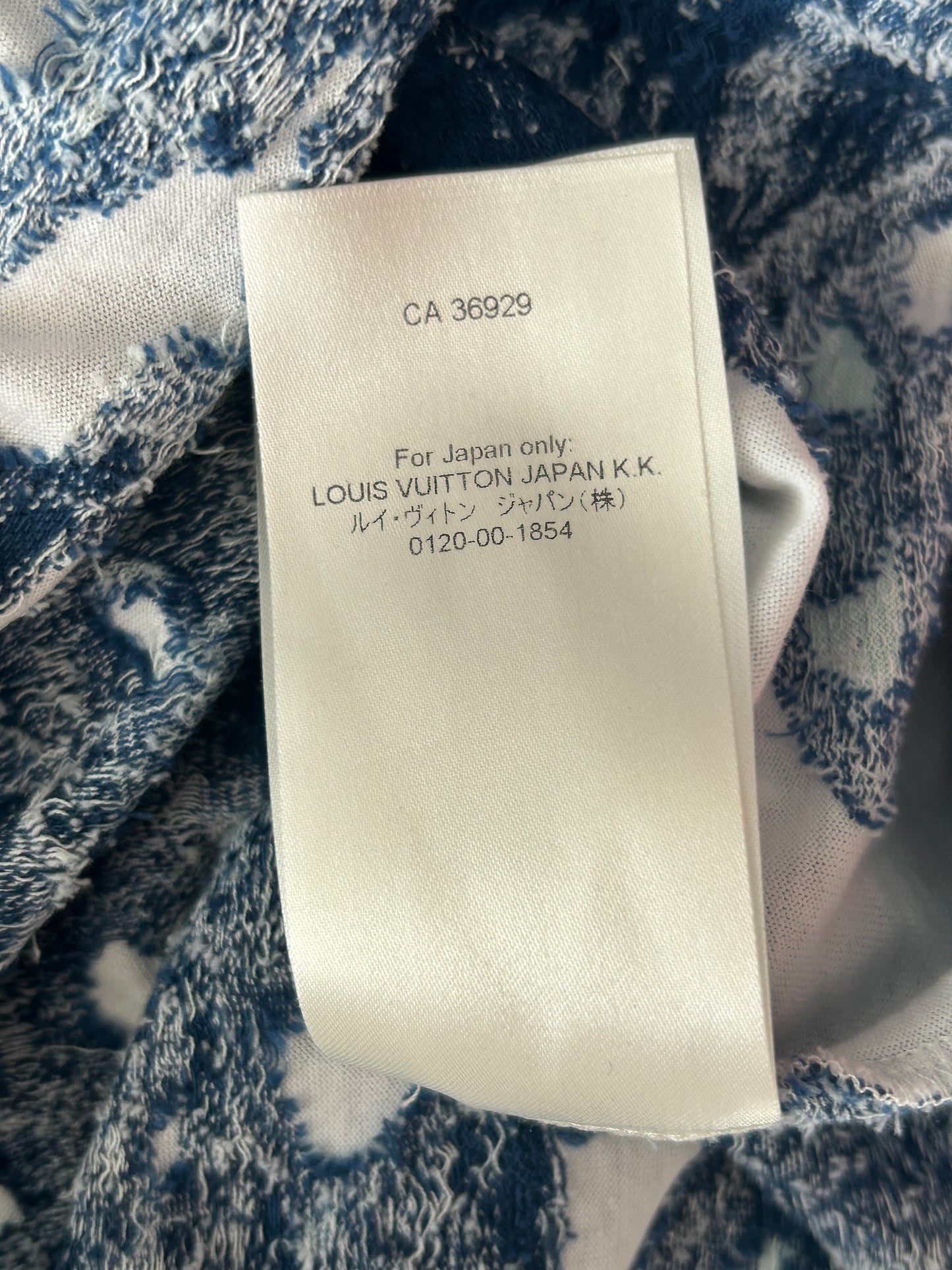 Louis Vuitton Blue & White Aquagarden Monogram T-Shirt