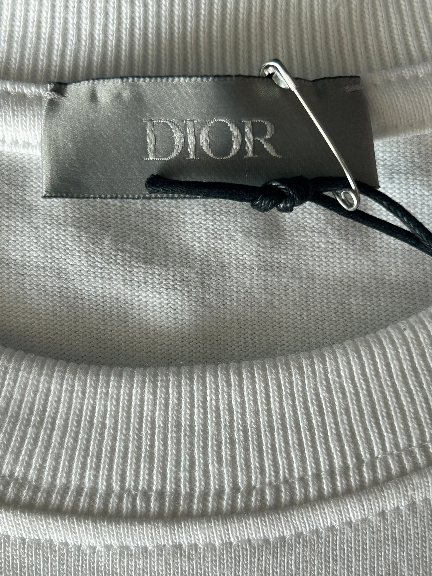 Dior White CD Icon Embroidered T-Shirt