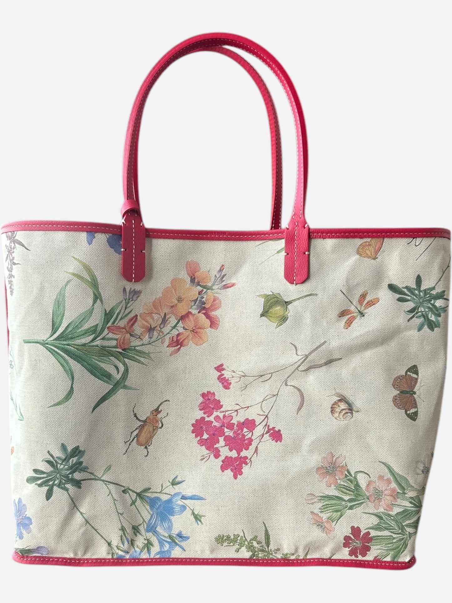 Goyard Fuchsia Pink Reversible St. Louis PM Tote Bag