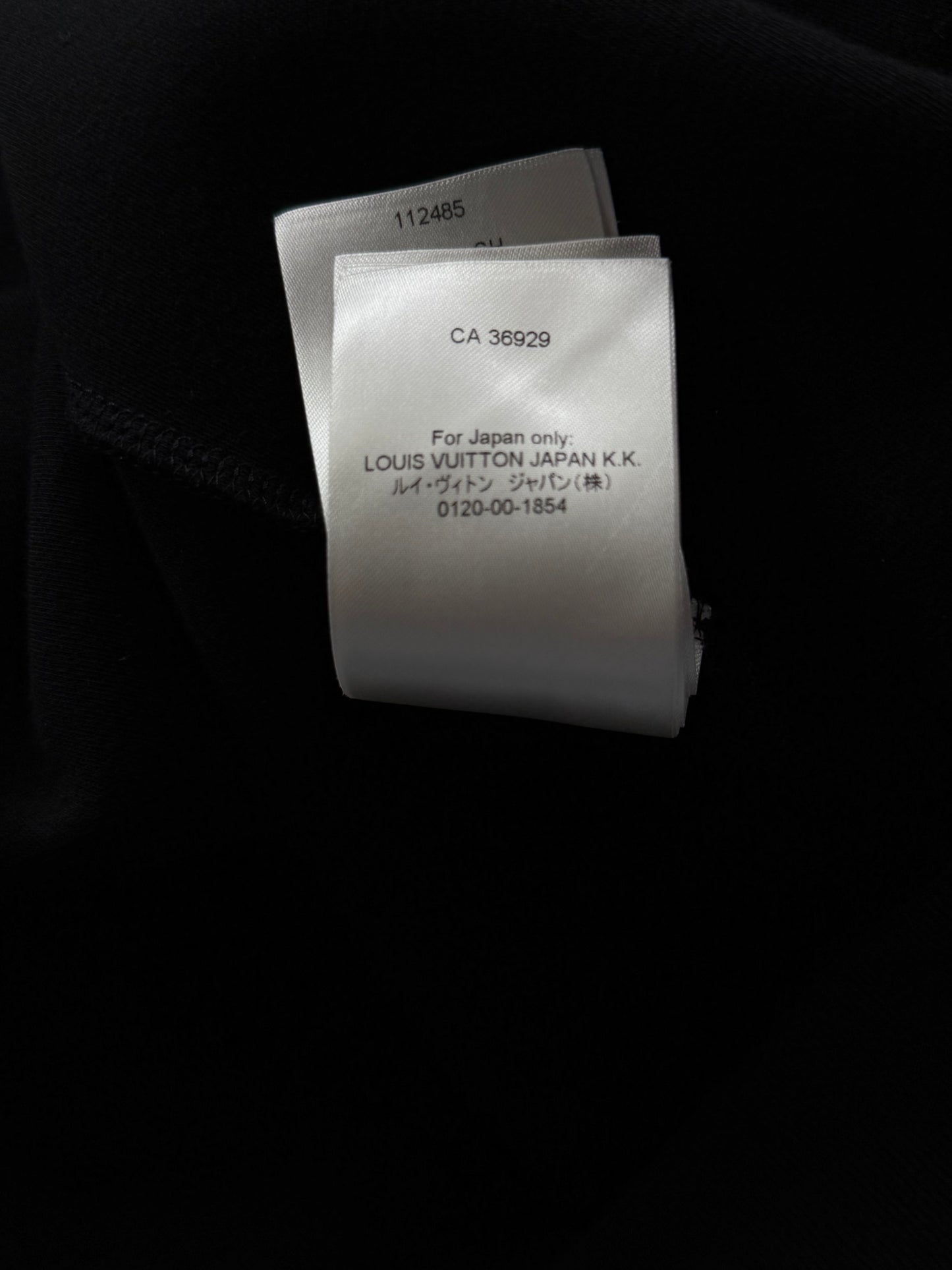 Louis Vuitton Black Embroidered Logo Zip Up Hoodie