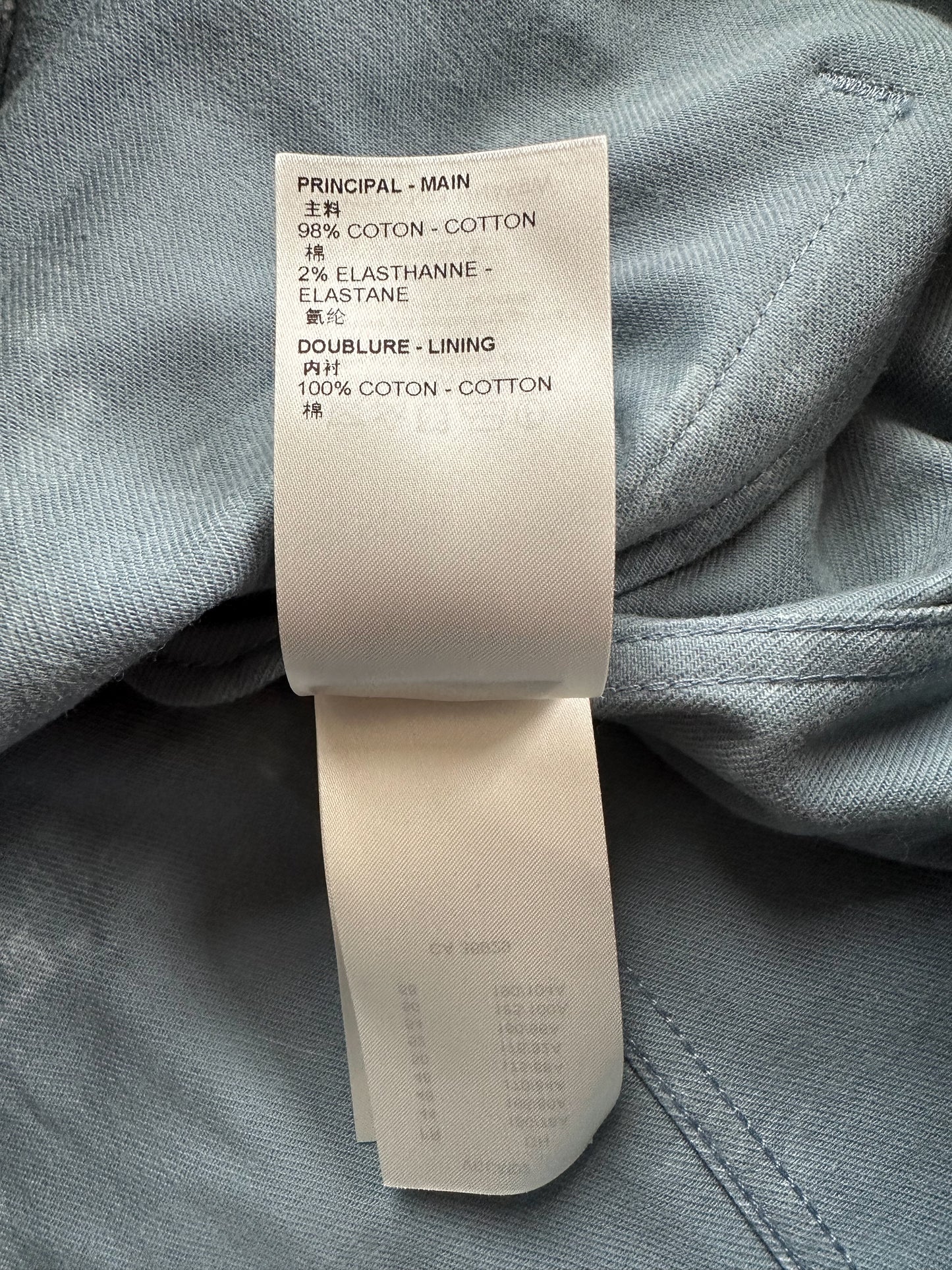 Louis Vuitton Blue & White LV Leaf Denim Jacket