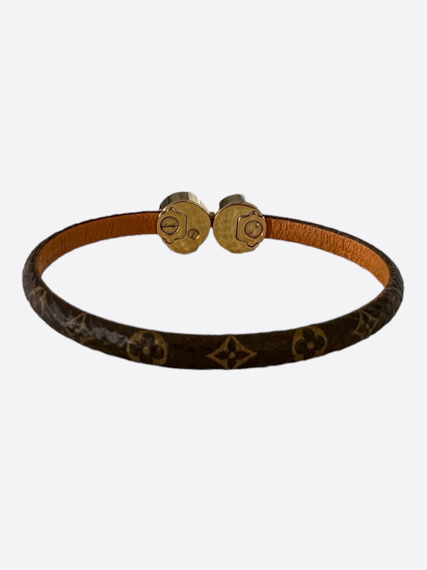 Louis Vuitton Brown Monogram History Mini Women's Bracelet