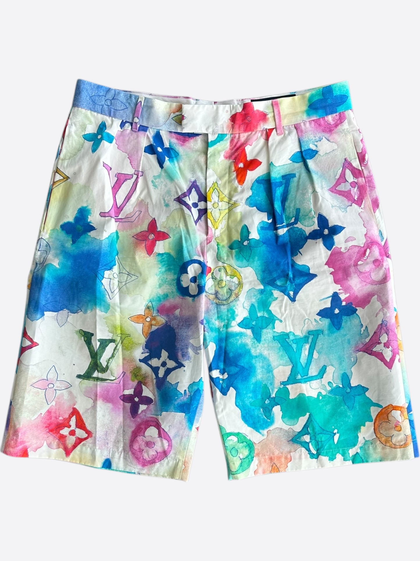 Louis Vuitton Multicolor Watercolor Monogram Shorts