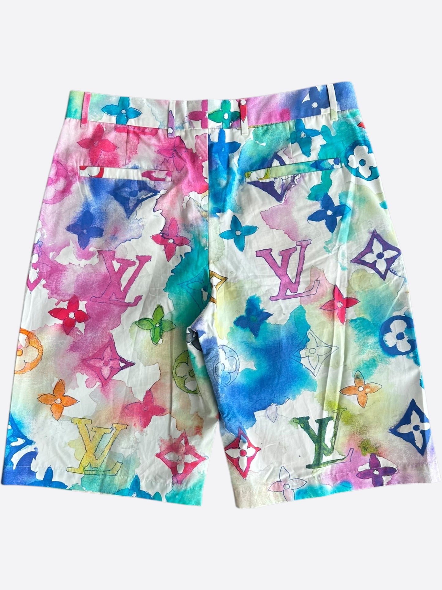 Louis Vuitton Multicolor Watercolor Monogram Shorts