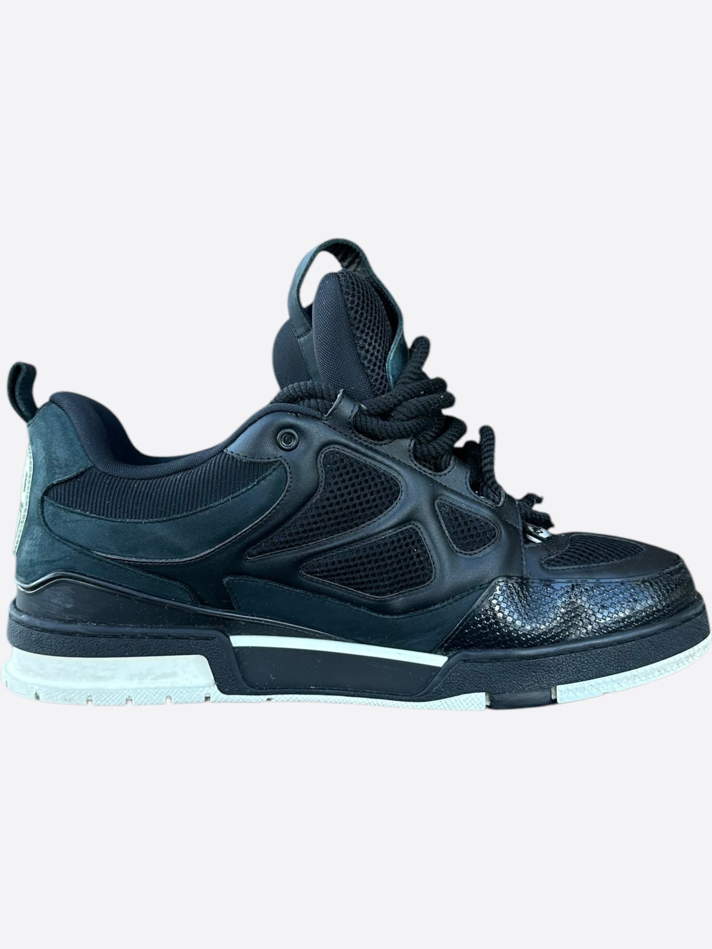 Louis Vuitton Black & White Skate Trainers