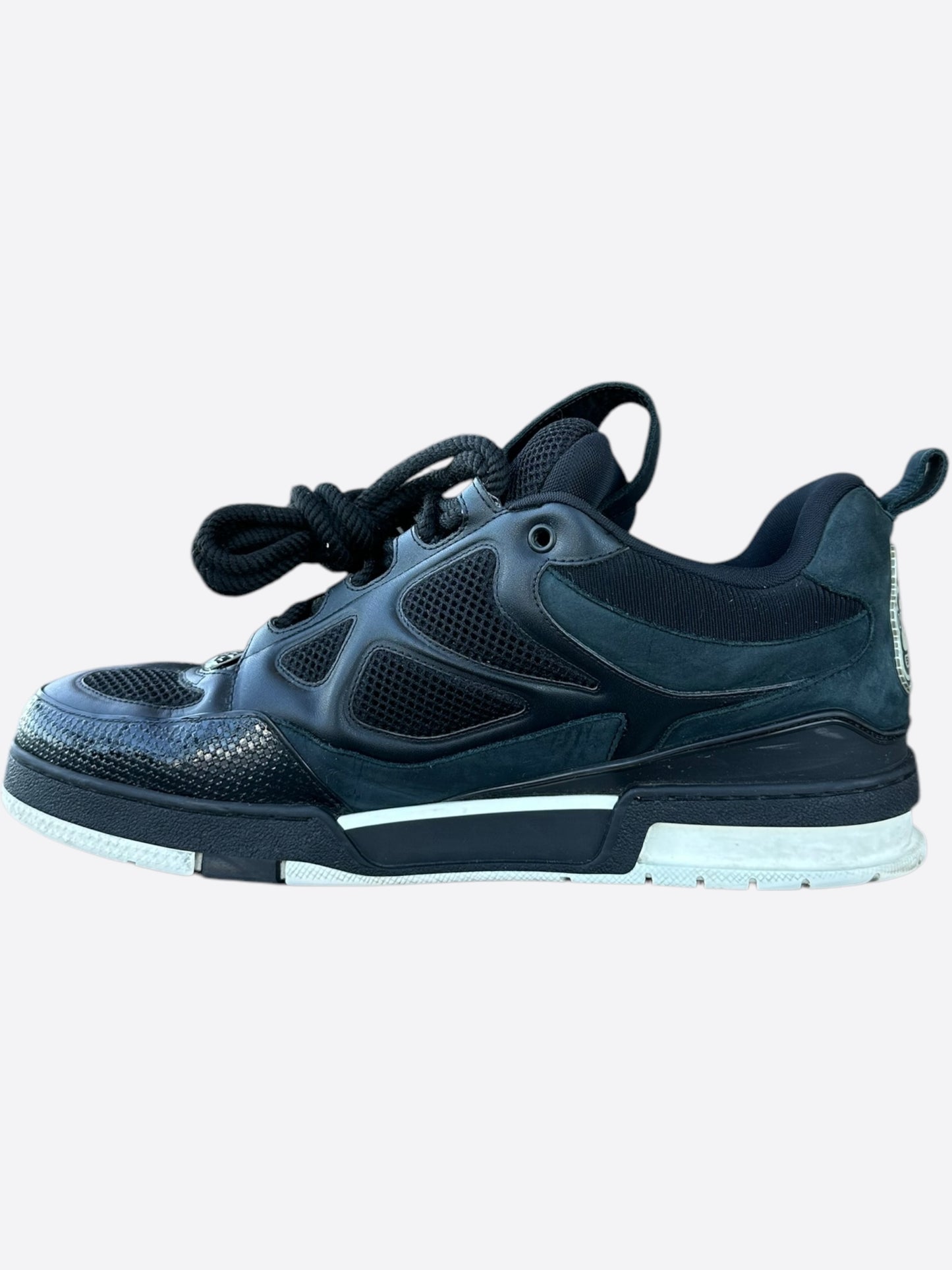 Louis Vuitton Black & White Skate Trainers