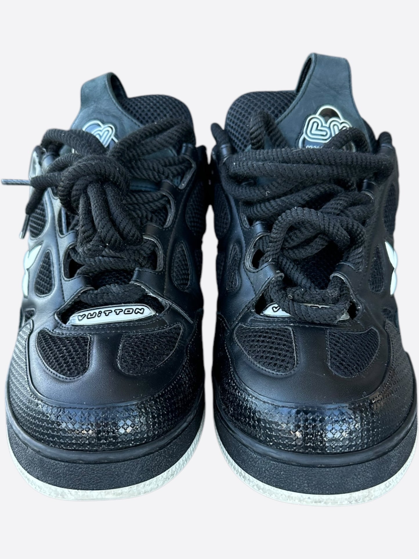 Louis Vuitton Black & White Skate Trainers