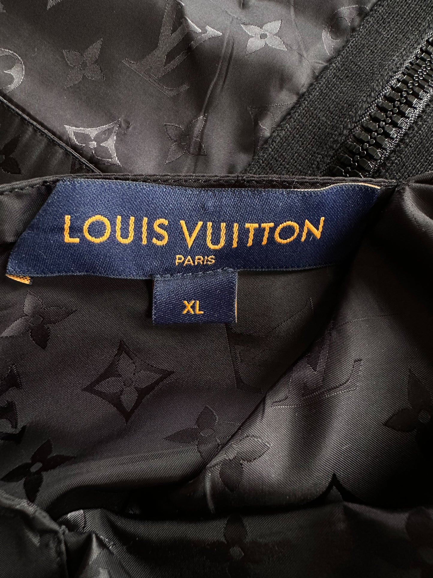 Louis Vuitton Black Monogram Reversible Bomber Jacket