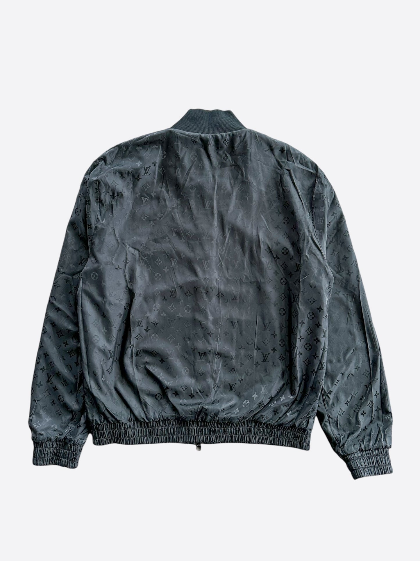 Louis Vuitton Black Monogram Reversible Bomber Jacket