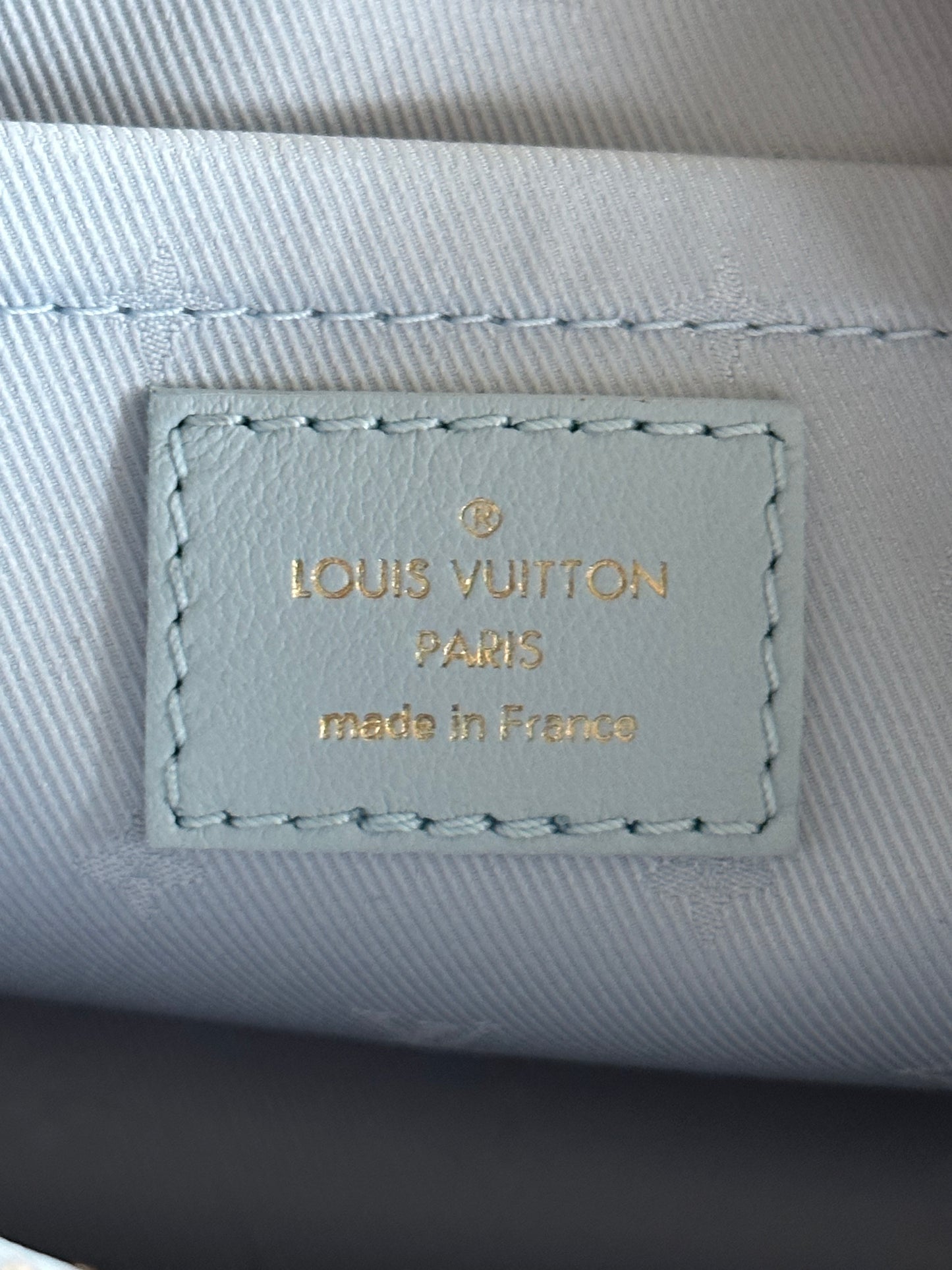 Louis Vuitton Blue Glacier Monogram Alma BB