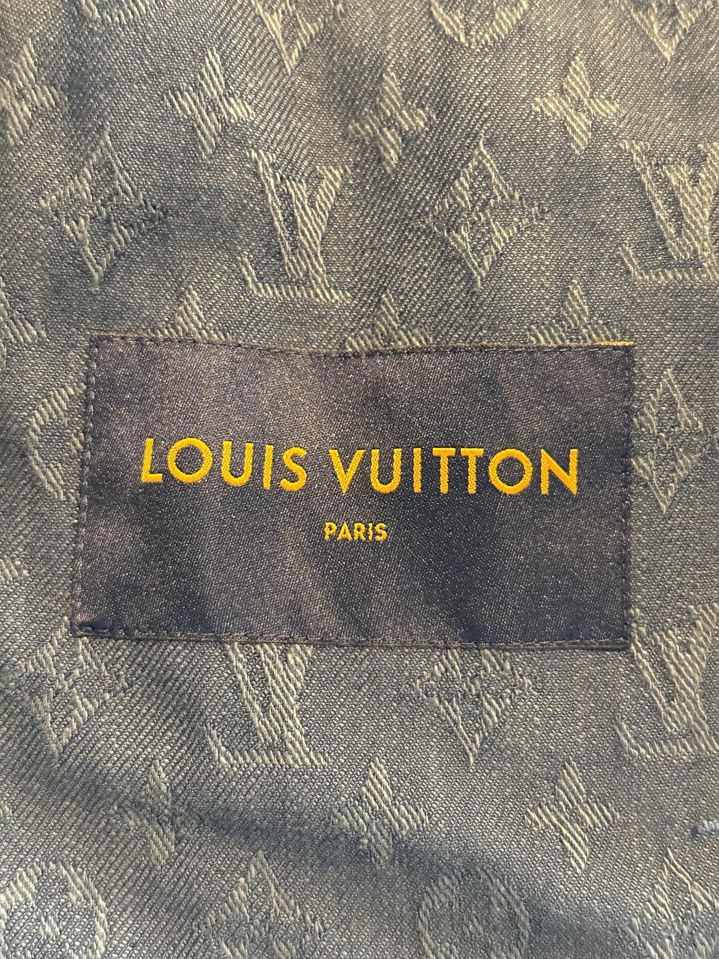 Louis Vuitton Blue Monogram Denim Jacket