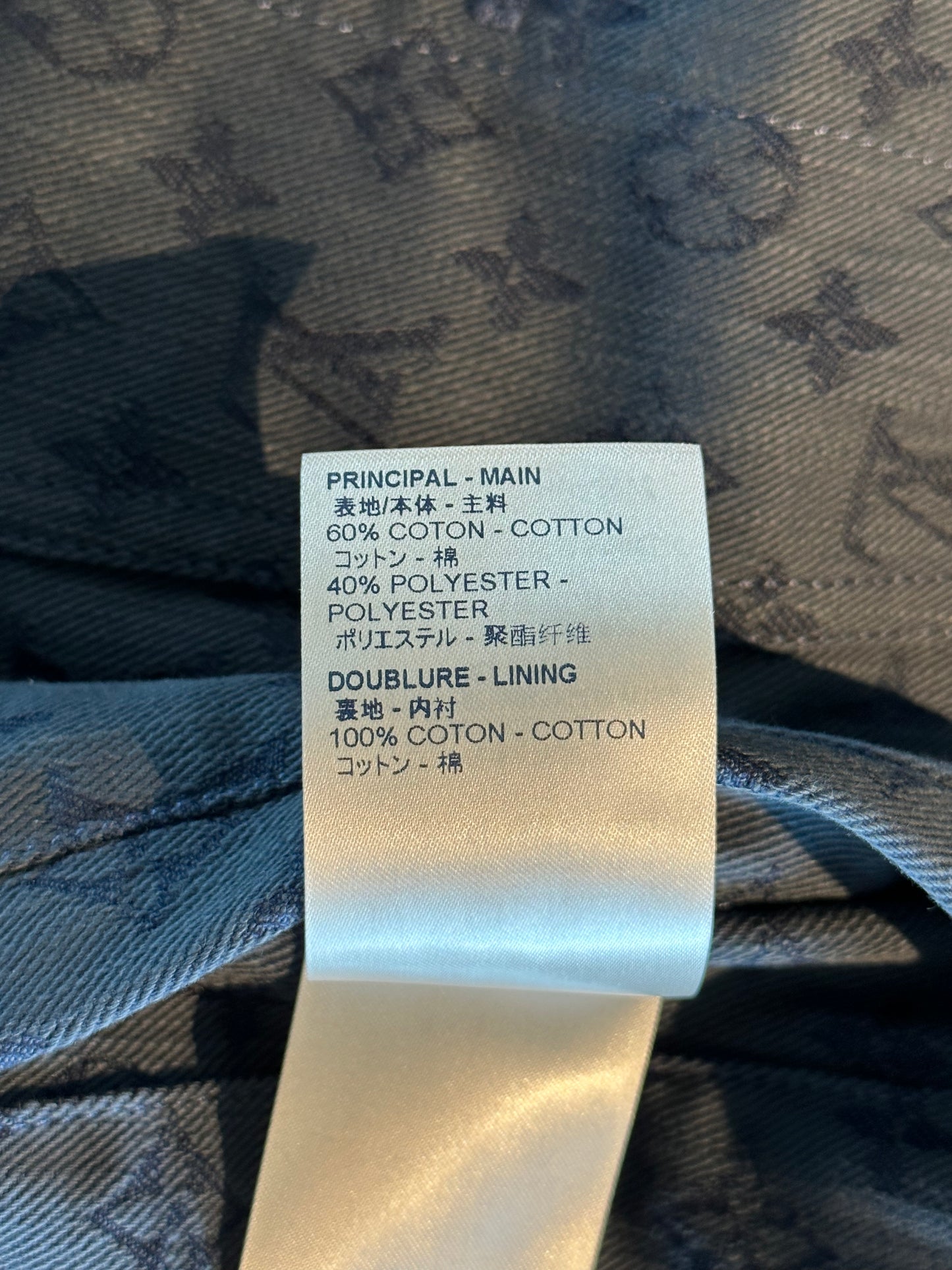 Louis Vuitton Blue Monogram Denim Jacket