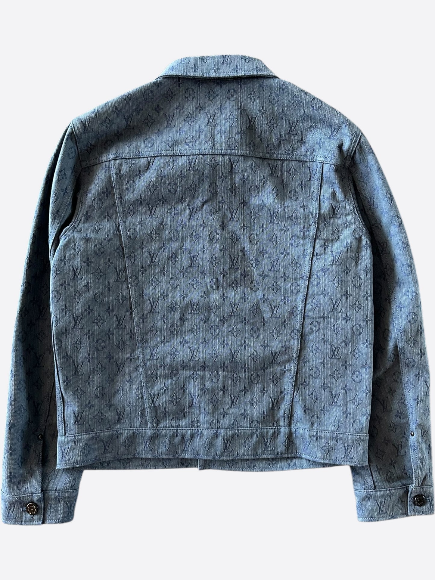 Louis Vuitton Blue Monogram Denim Jacket