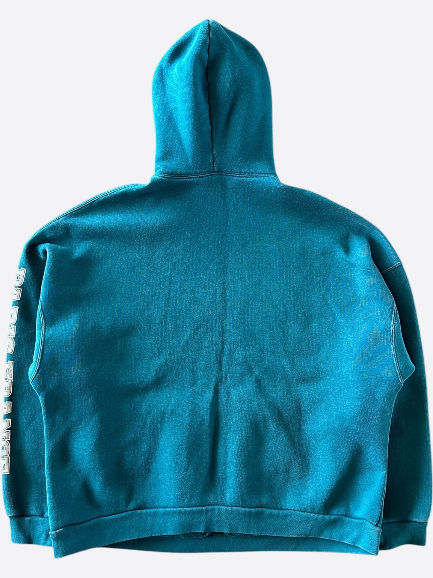 Balenciaga Blue & White Maison Logo Hoodie