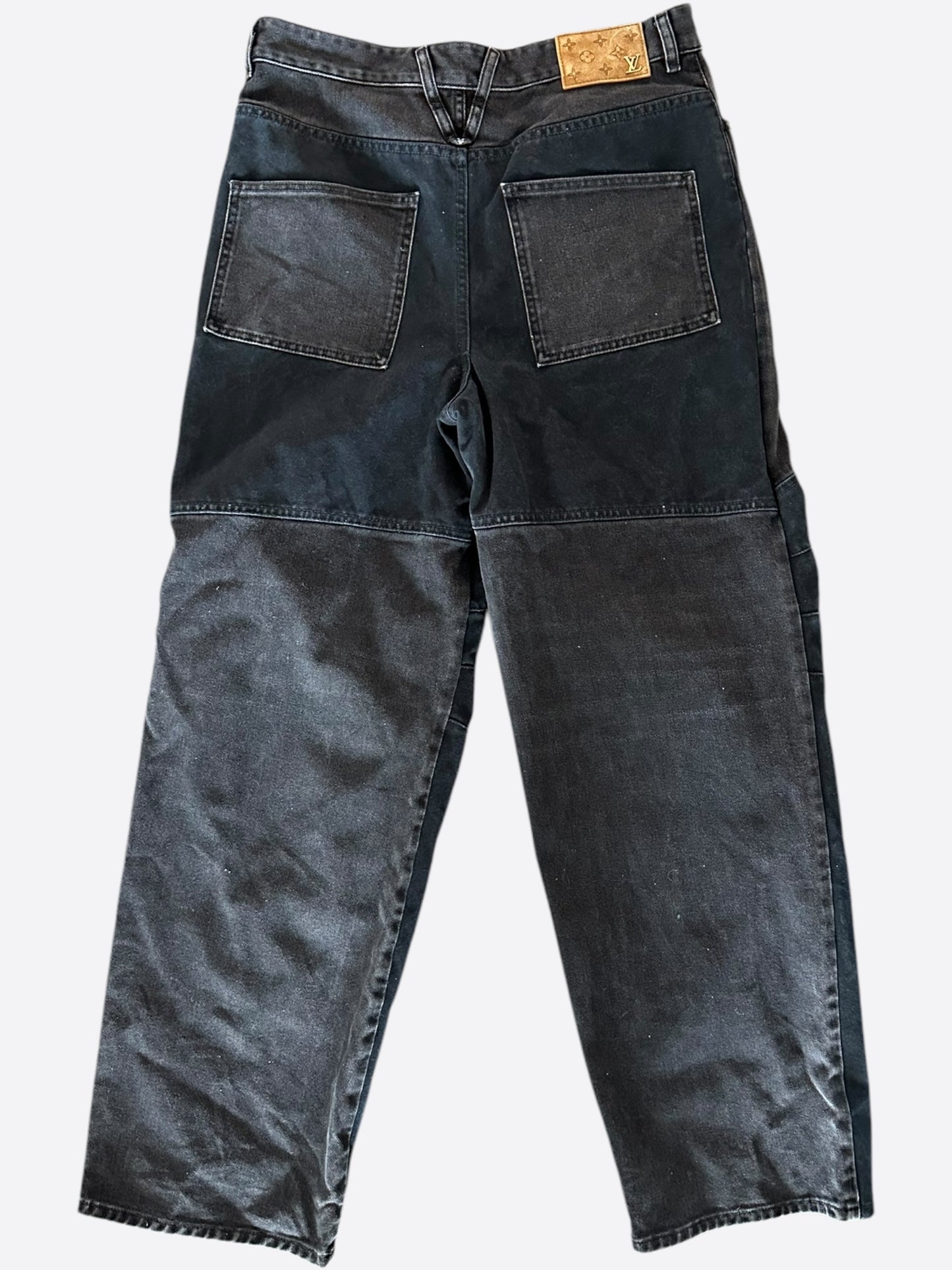 Louis Vuitton Black Monogram Workwear Pants