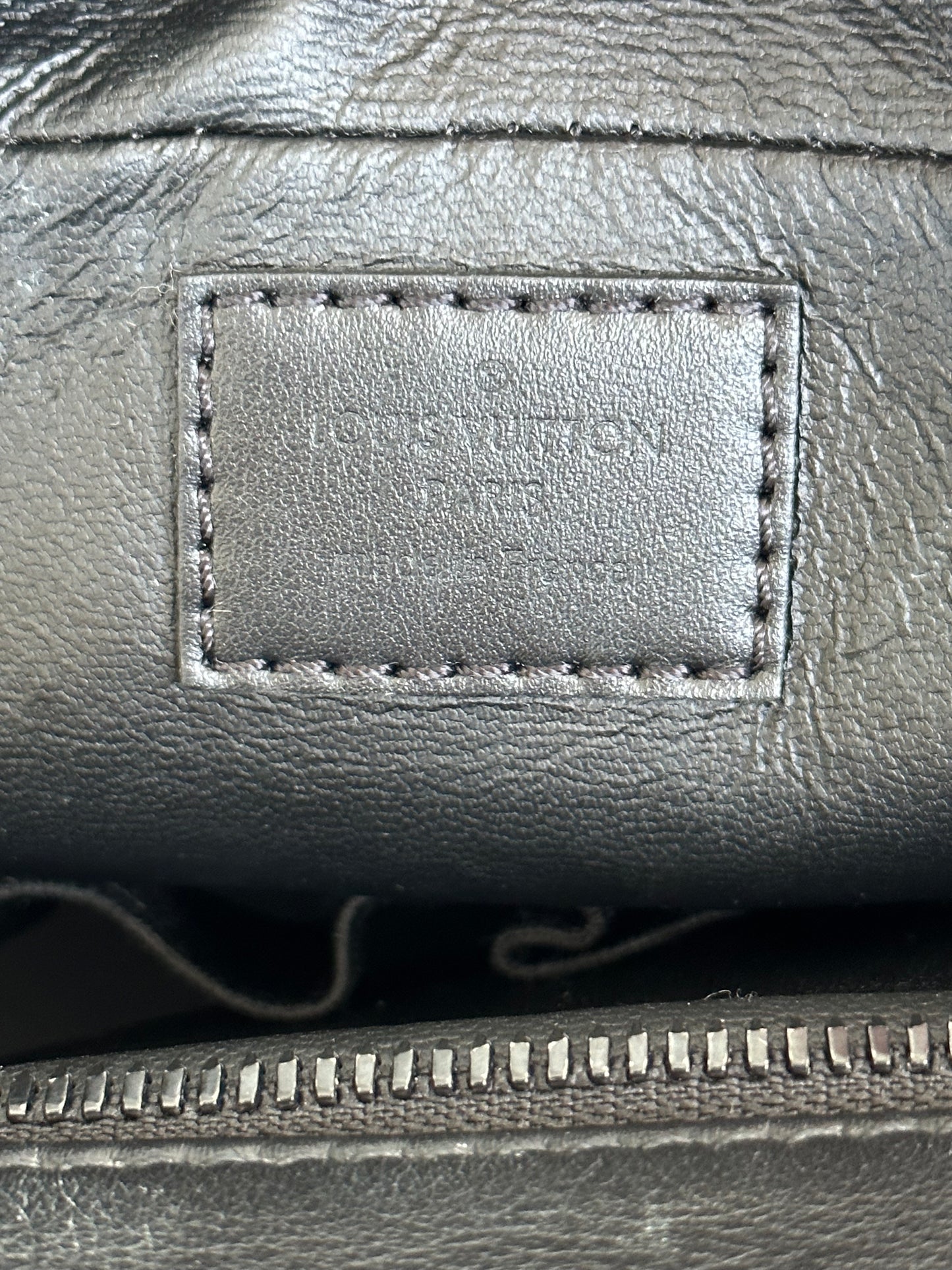 Louis Vuitton Black Shadow Monogram Toiletry GM Pouch