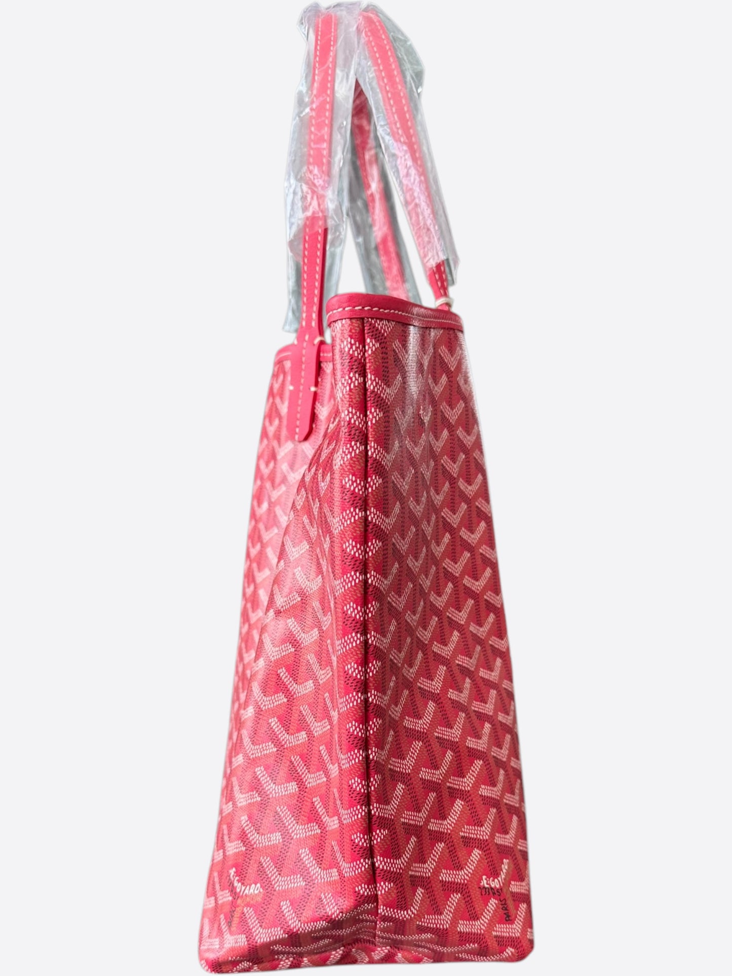 Goyard Fuchsia Pink Reversible St. Louis PM Tote Bag