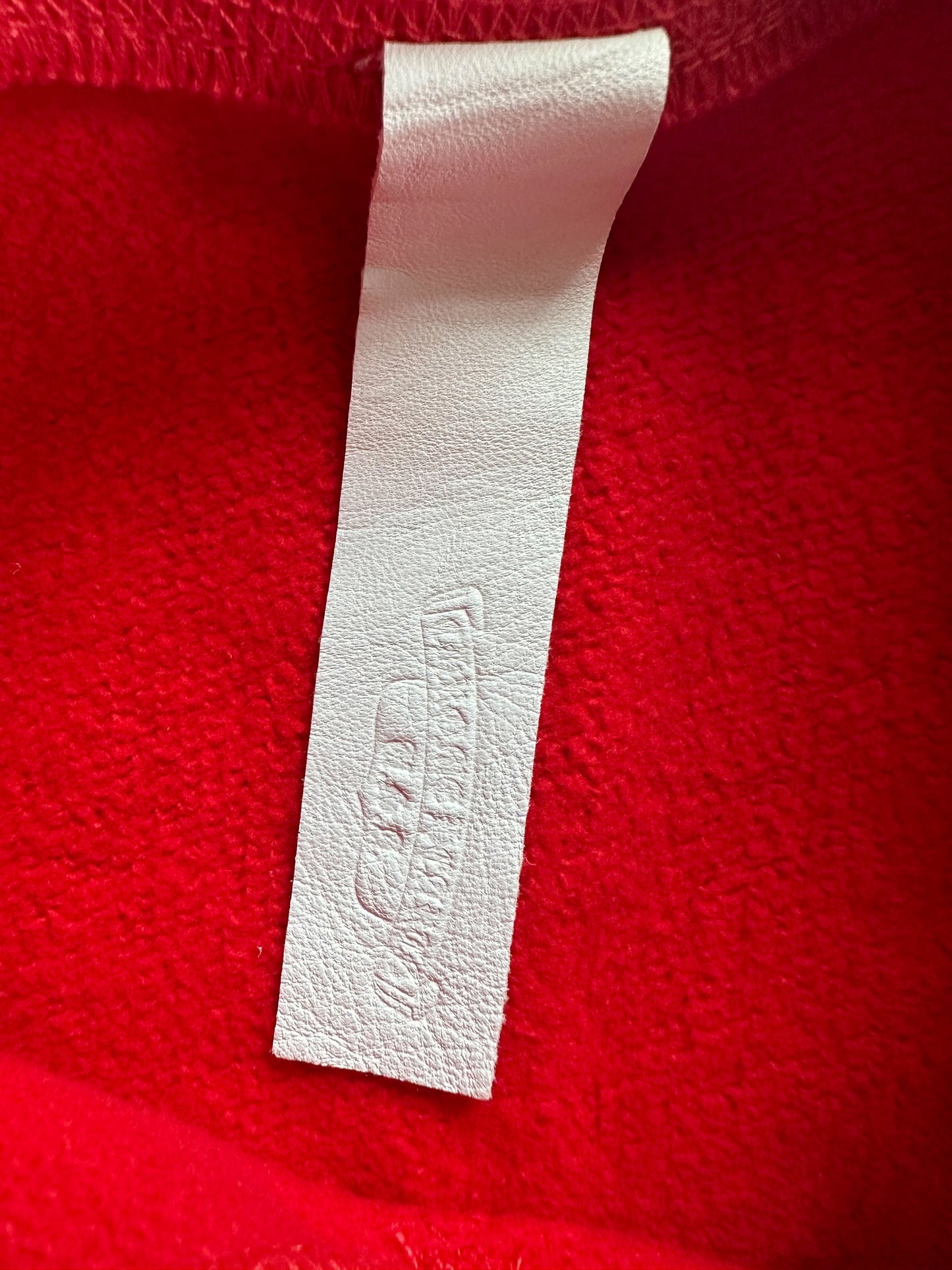 Chrome Hearts Red & White Triple Cross Embroidered Sweater