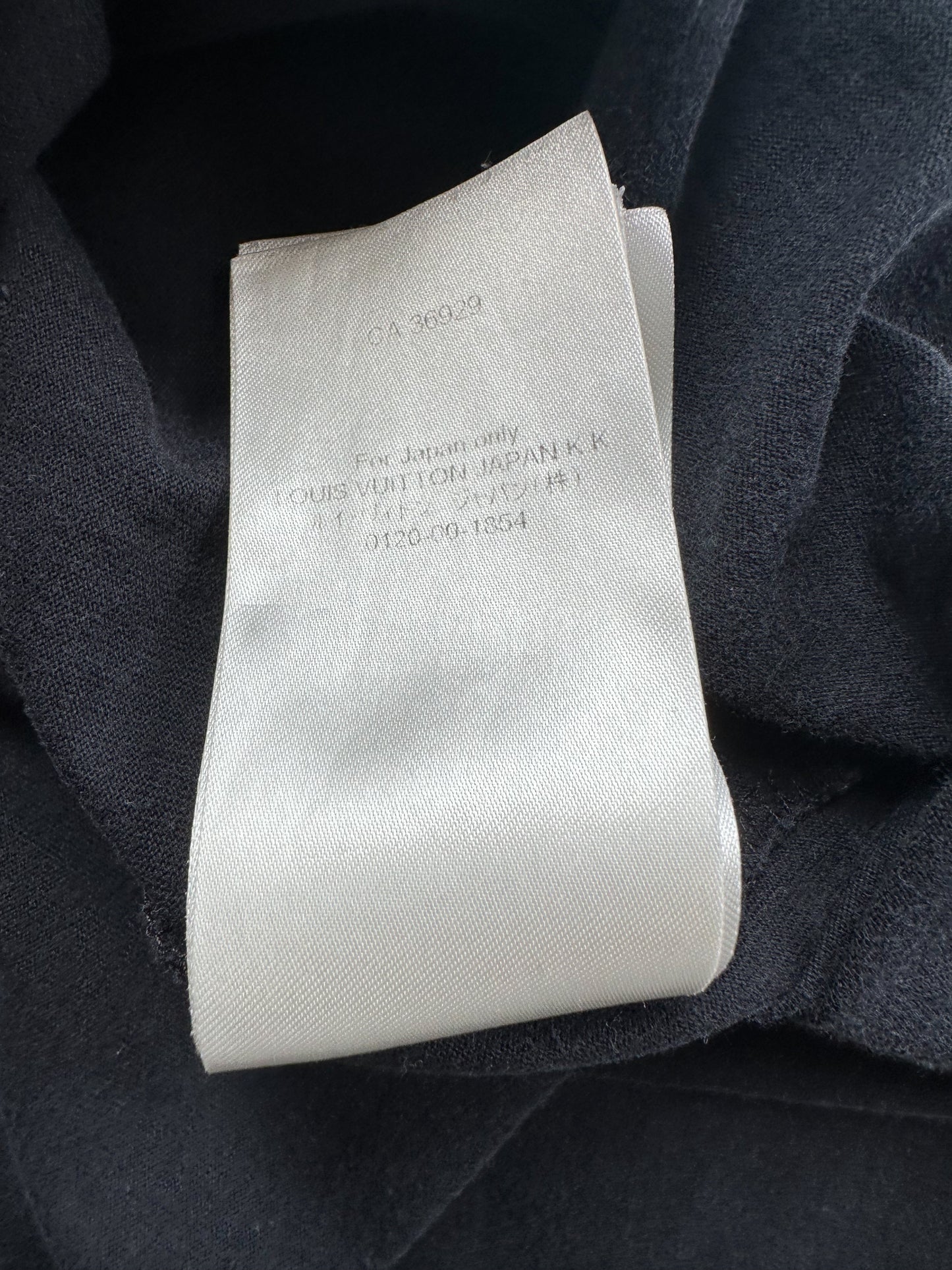 Louis Vuitton Black L.Vuitton Heat Reactive T-Shirt