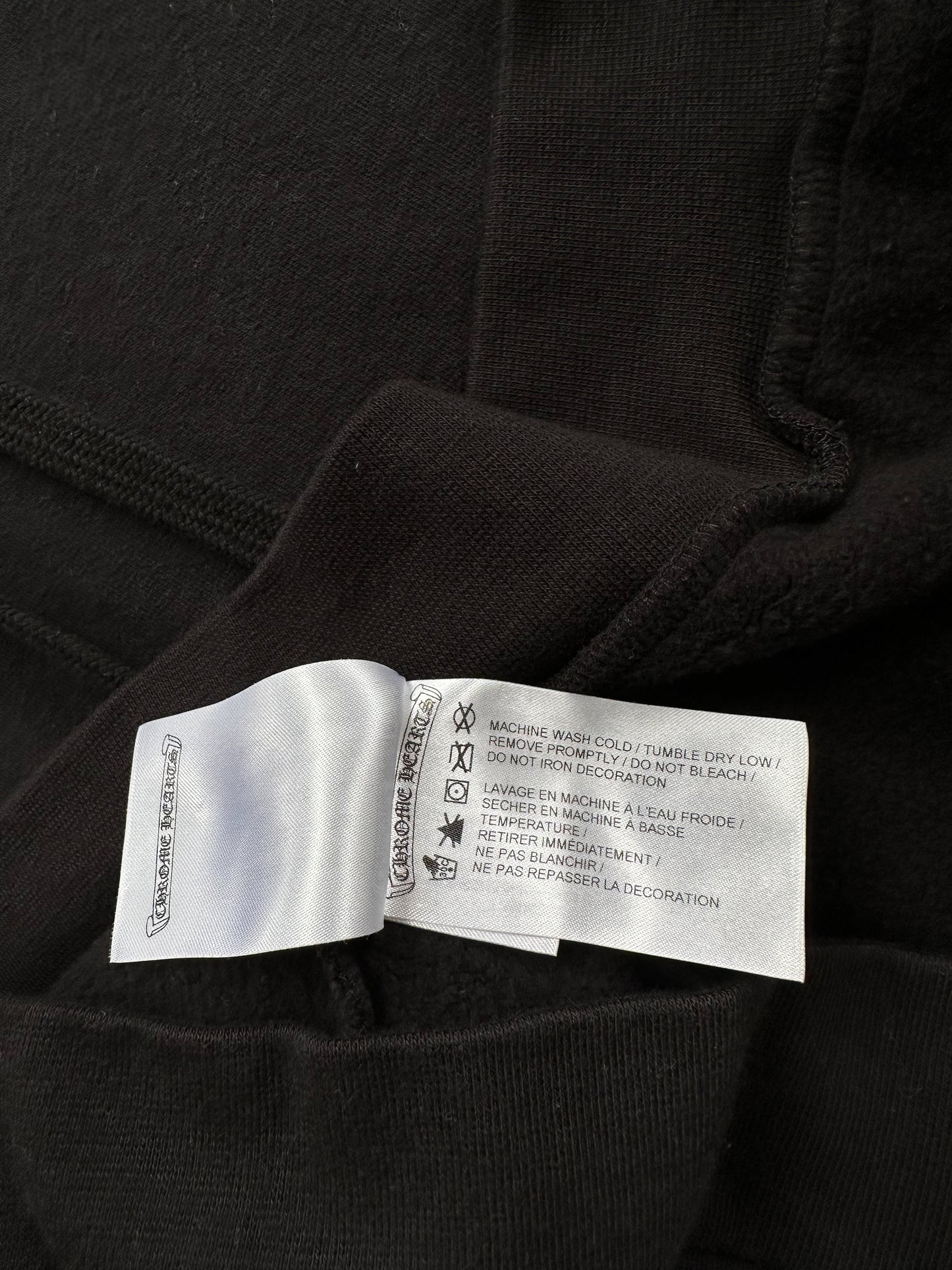 Chrome Hearts Black Gradient Circle Logo Hoodie