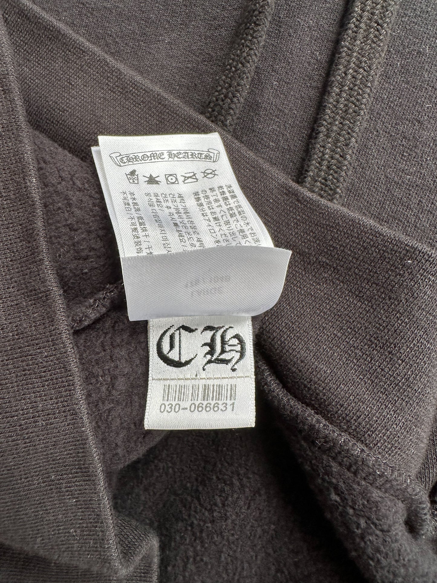 Chrome Hearts Black Gradient Circle Logo Hoodie