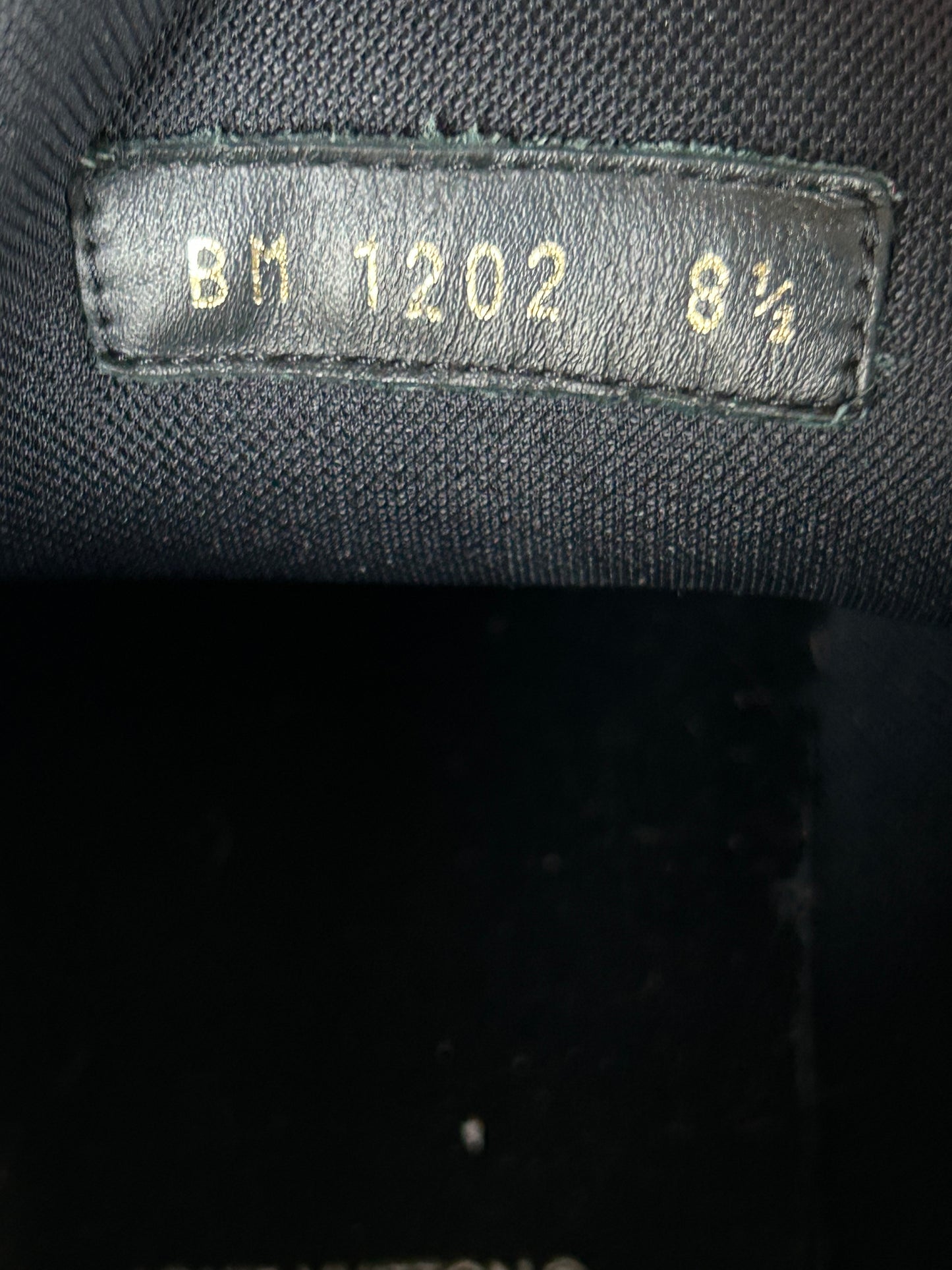 Louis Vuitton Black & White Monogram Trainers