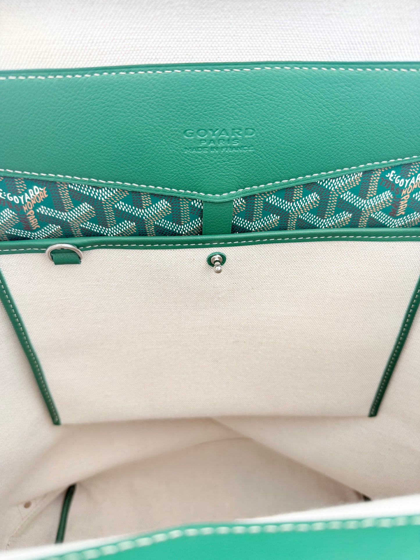 Goyard Green Cisalpin Backpack
