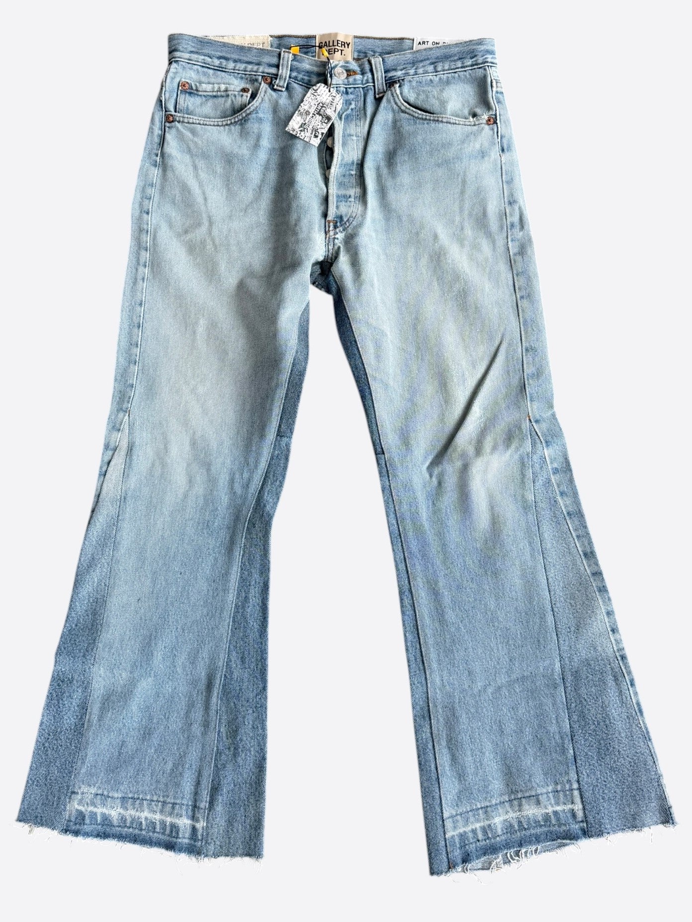 LA GATE flare denim pants archive Gallery Dept Blue Studded LA 