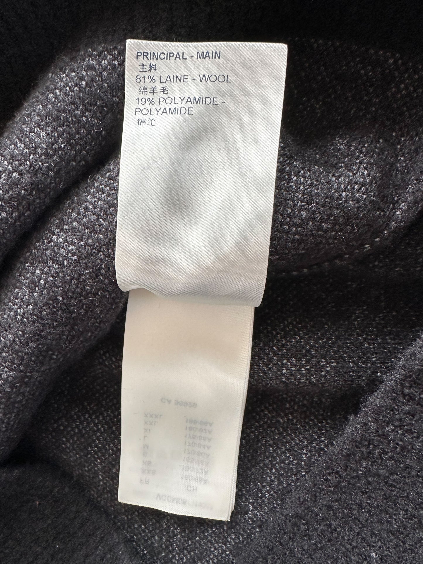Louis Vuitton Black Distressed Monogram Sweater