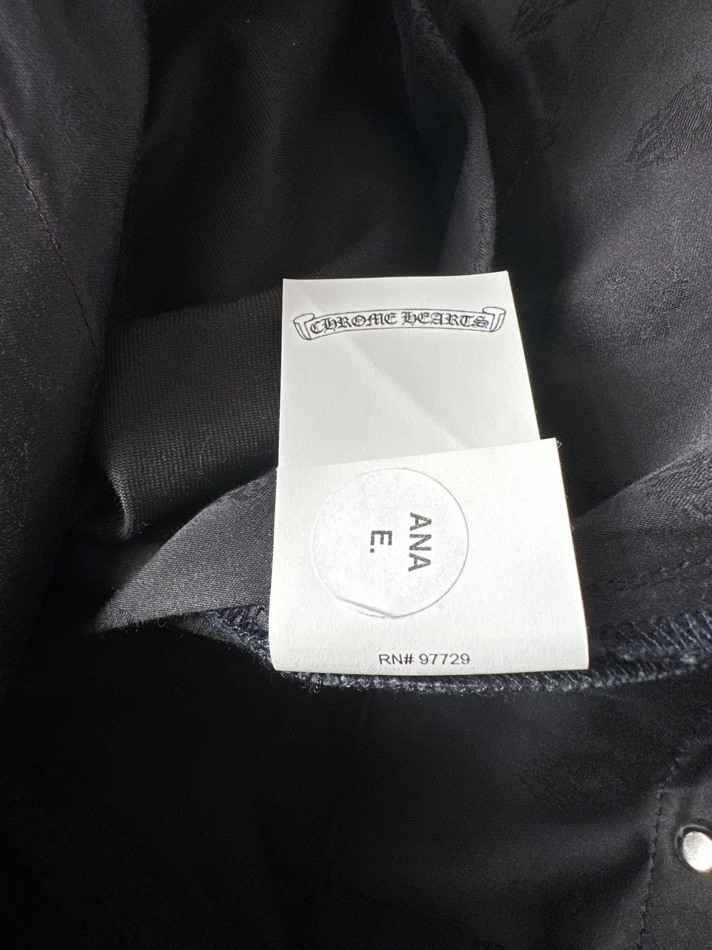 Chrome Hearts Dark Navy Multicolor Cross Patch Chino Pants