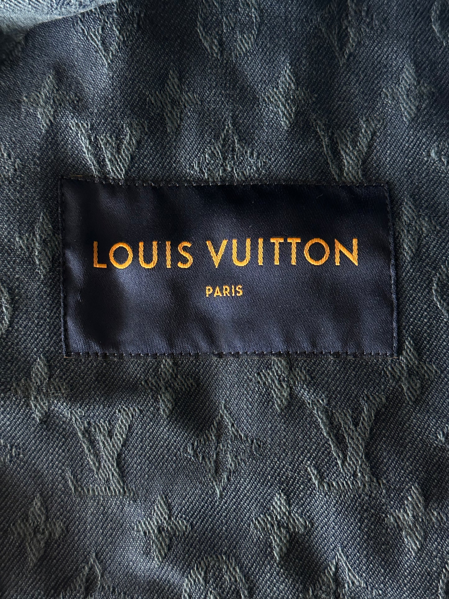 Louis Vuitton Blue Monogram Denim Jacket