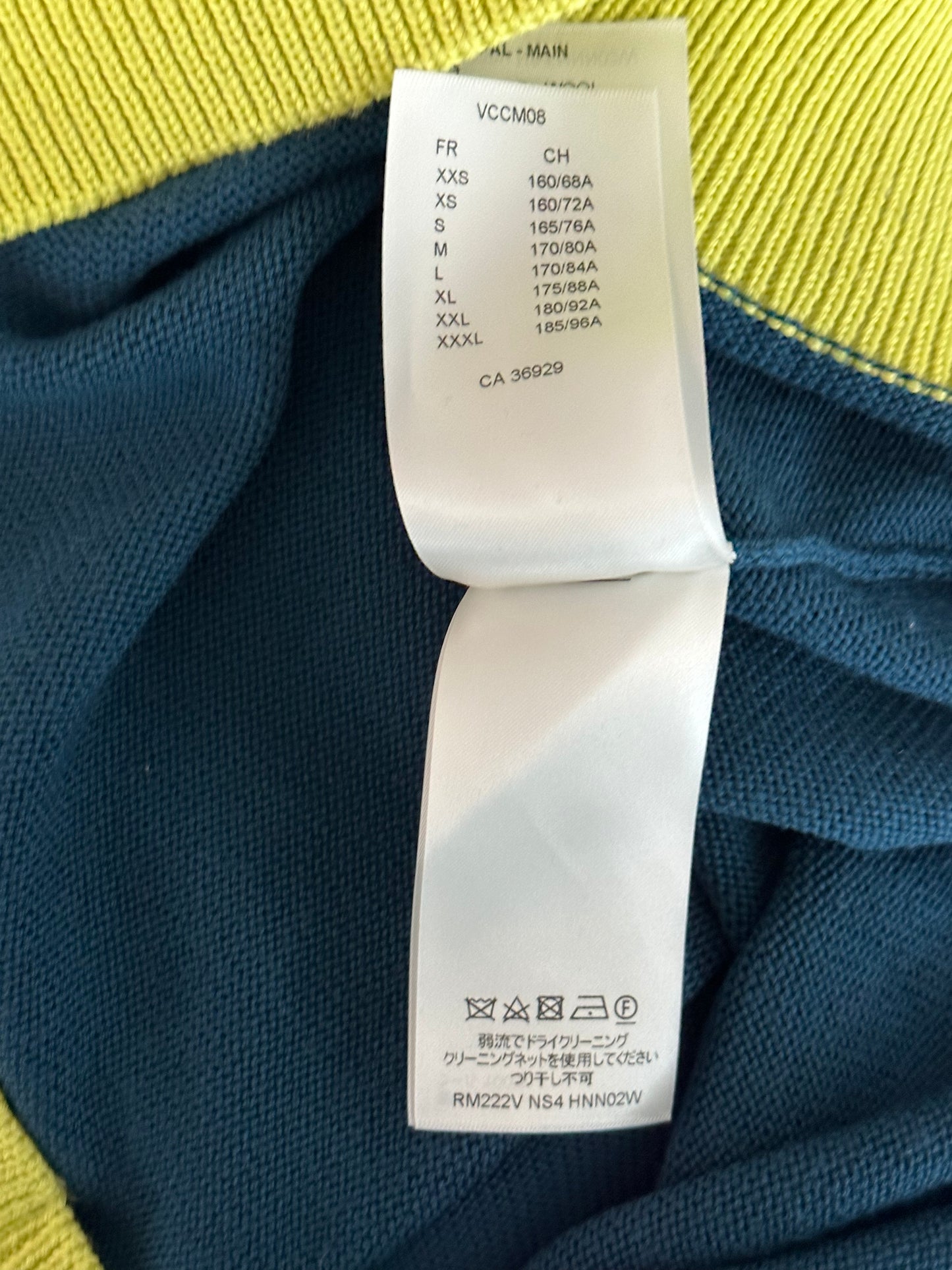 Louis Vuitton Blue & Yellow Logo Wool Sweater