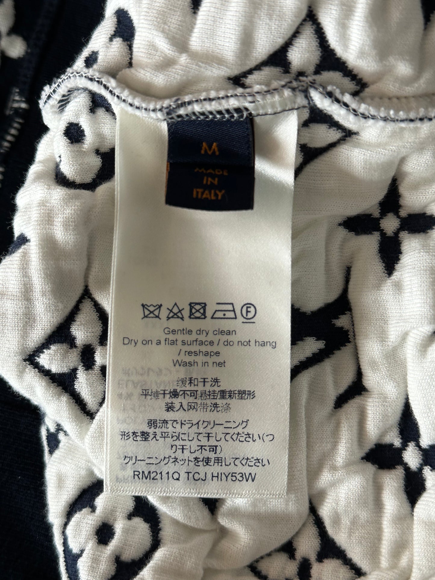 Louis Vuitton Navy & White Monogram Sweater