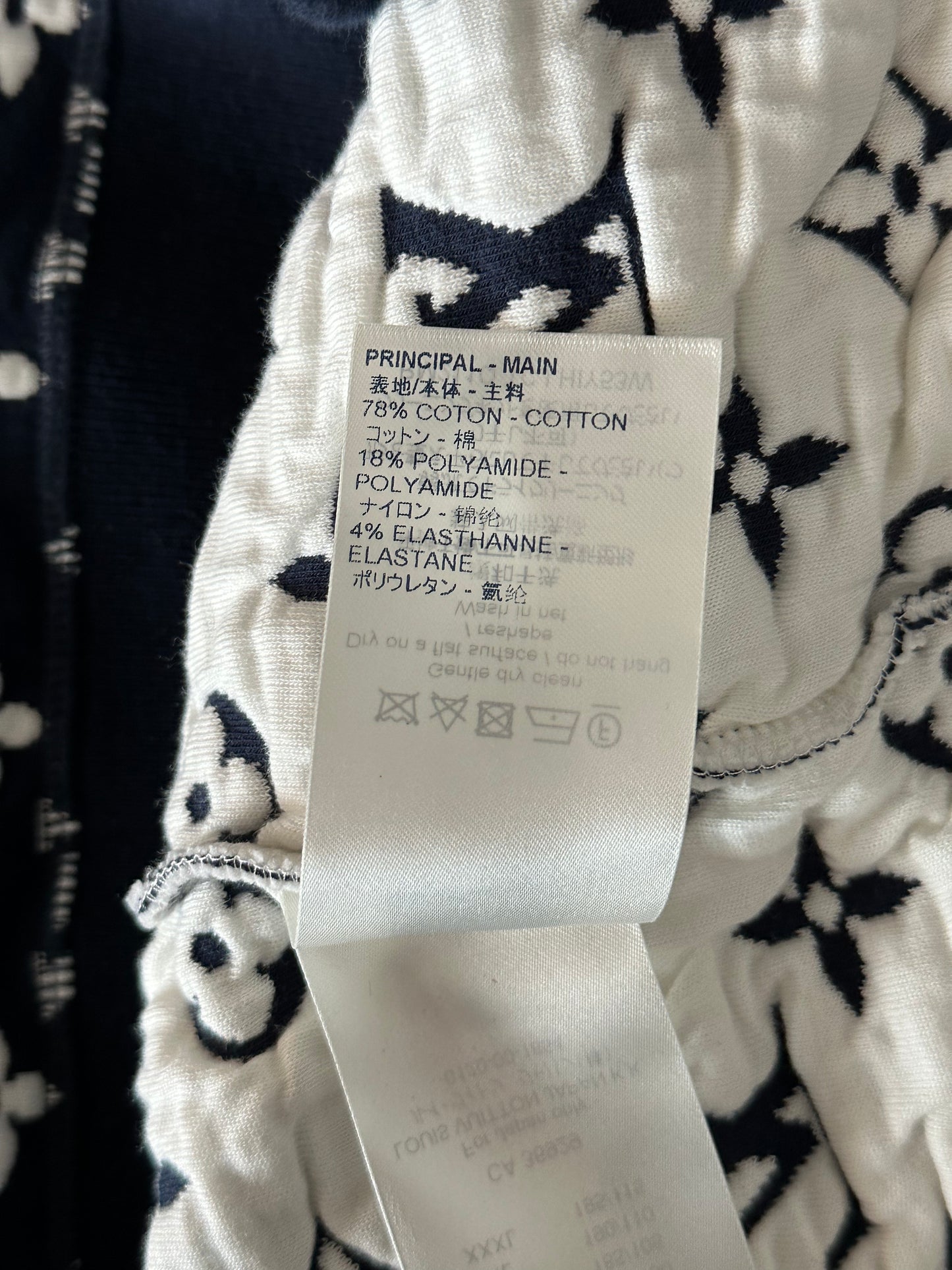 Louis Vuitton Navy & White Monogram Sweater