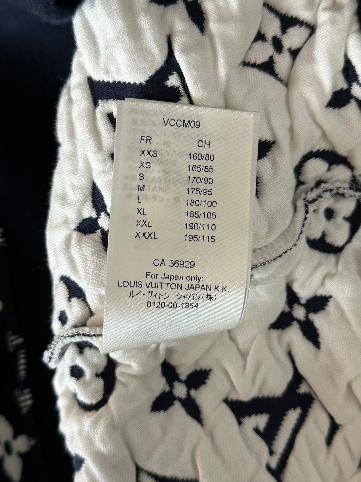 Louis Vuitton Navy & White Monogram Sweater