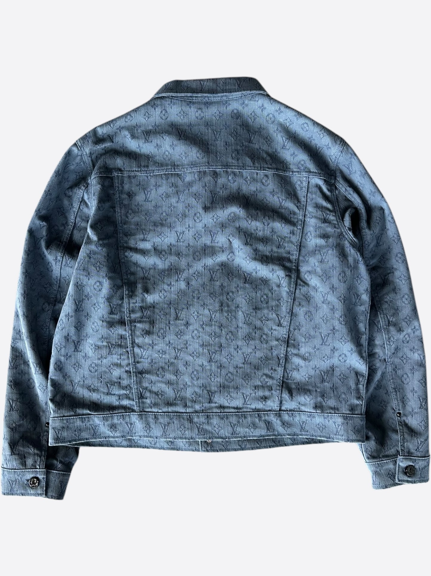 Louis Vuitton Blue Monogram Denim Jacket