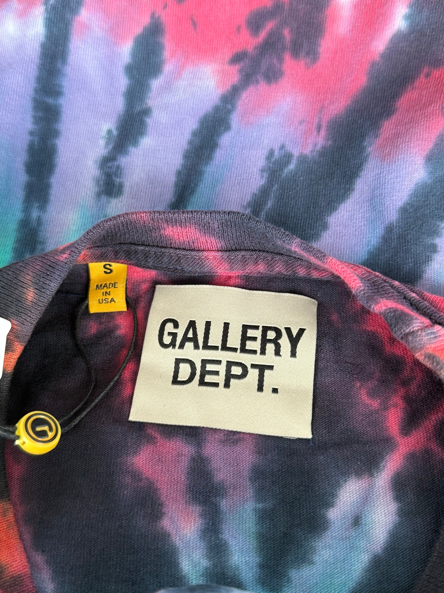 Gallery Dept Multicolor Tie-Dye Tokyo Exclusive Logo T-Shirt