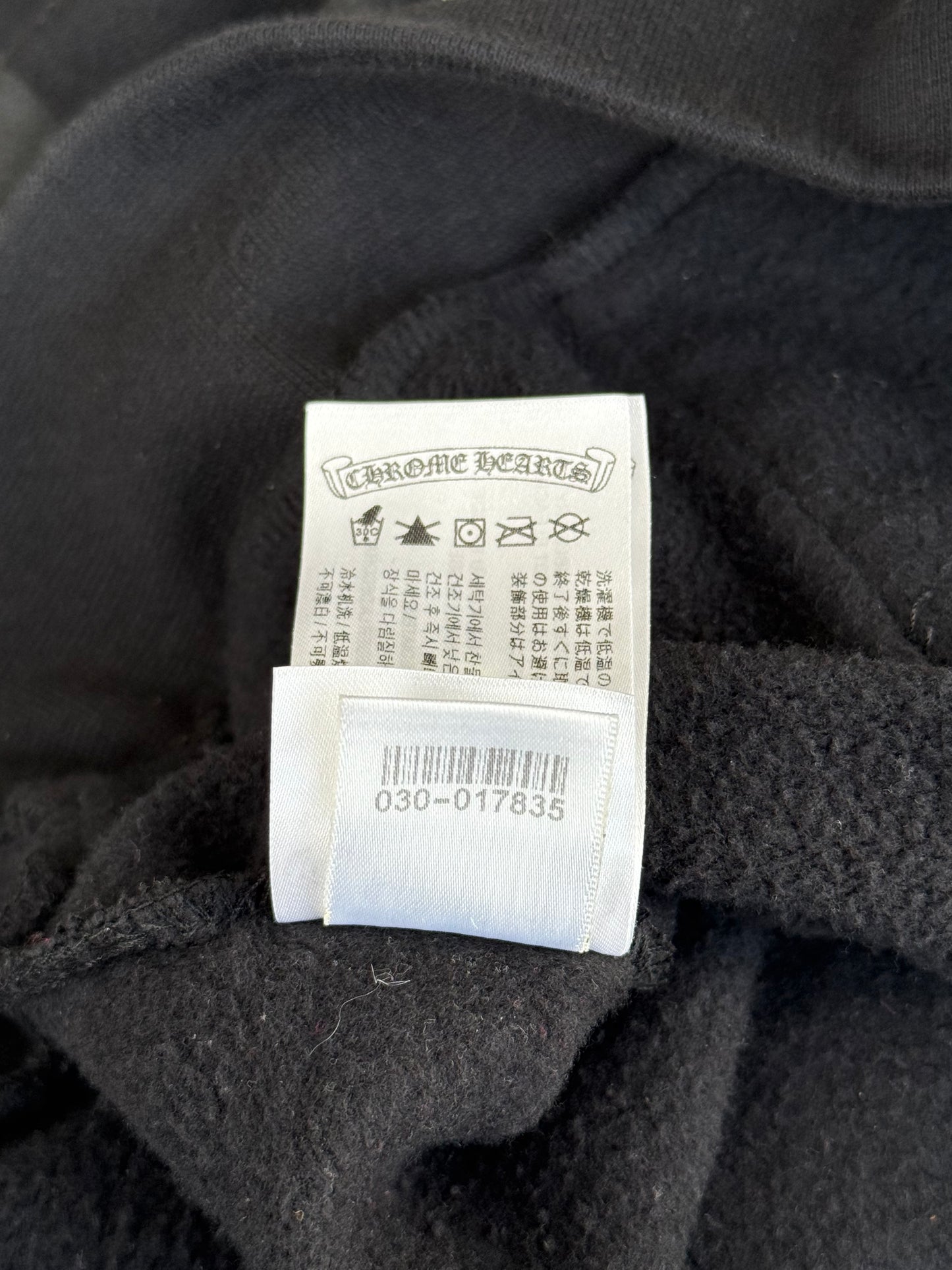 Chrome Hearts Black Racing Stripes Hoodie