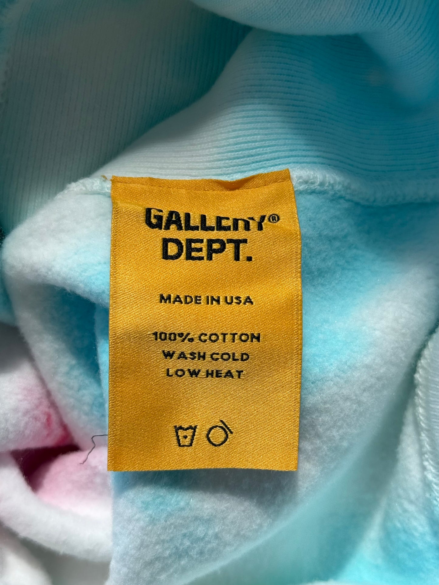 Gallery Dept Multicolor Tie-Dye Logo Hoodie