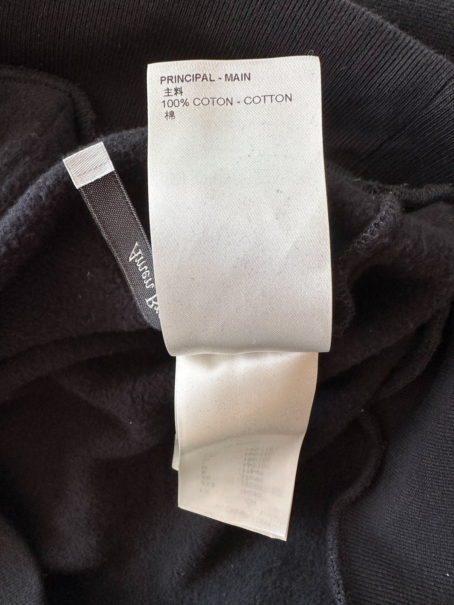 Louis Vuitton Black & Silver Graphic Hoodie