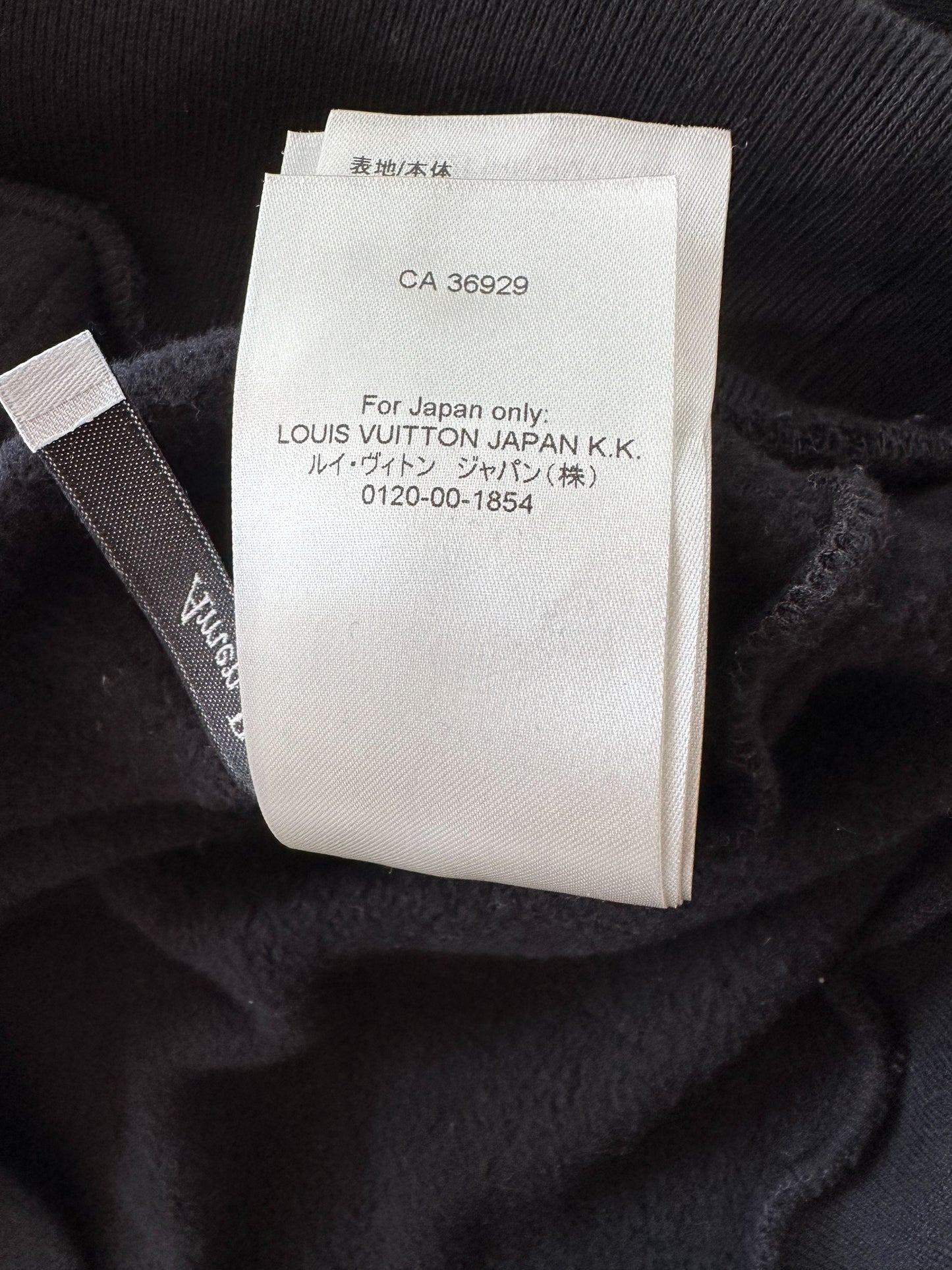 Louis Vuitton Black & Silver Graphic Hoodie