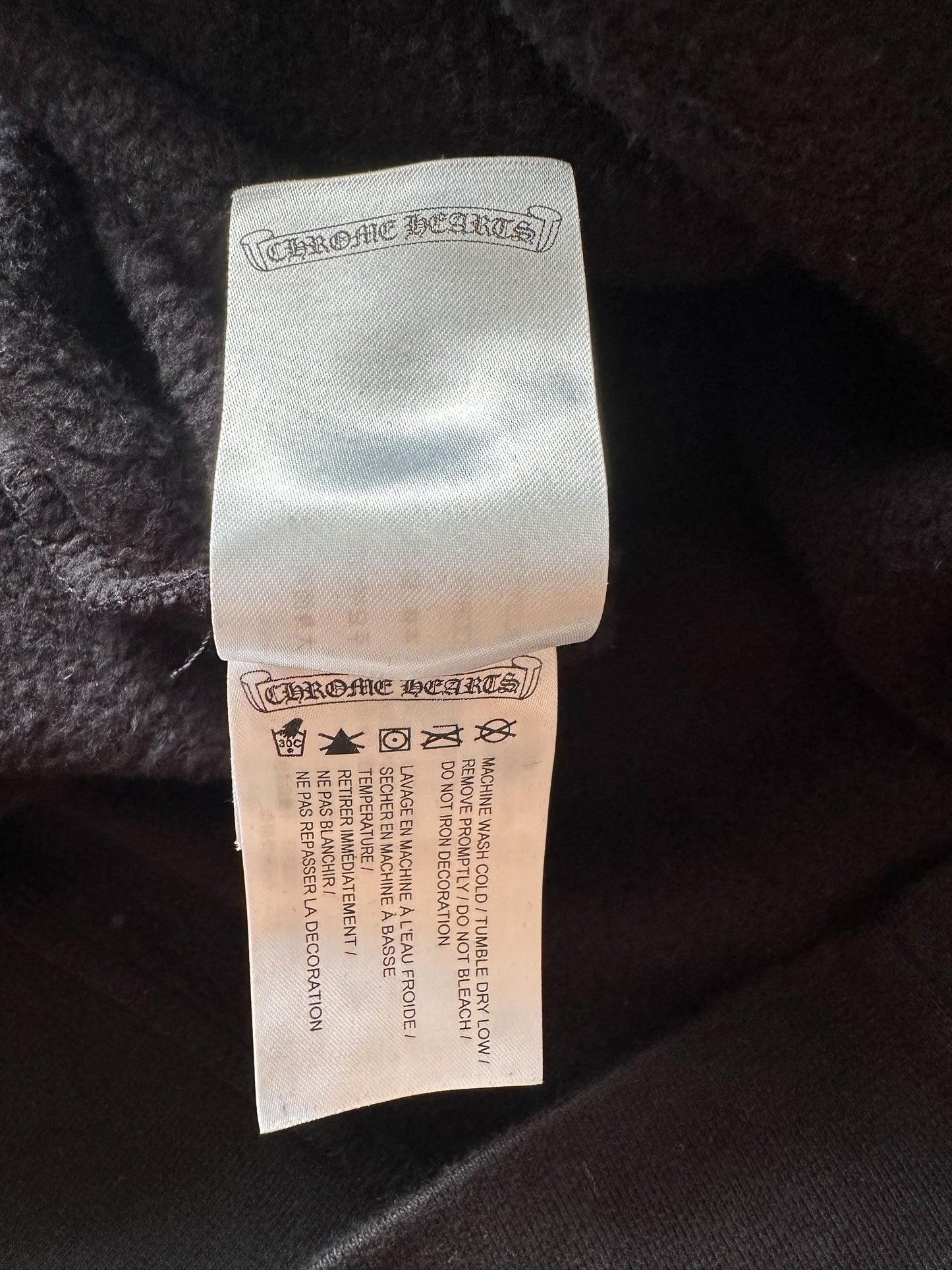 Chrome Hearts Black Sunset Gradient T-Bar Hoodie