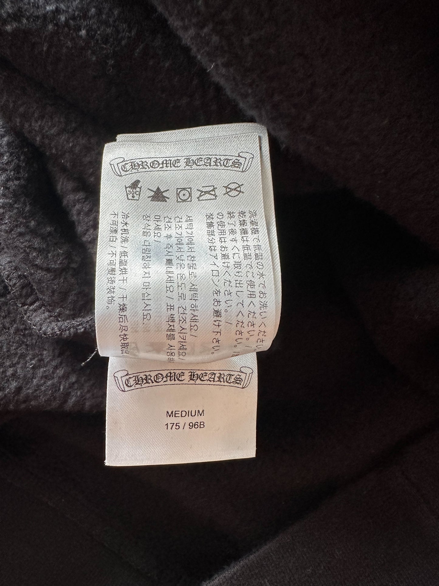 Chrome Hearts Black Sunset Gradient T-Bar Hoodie