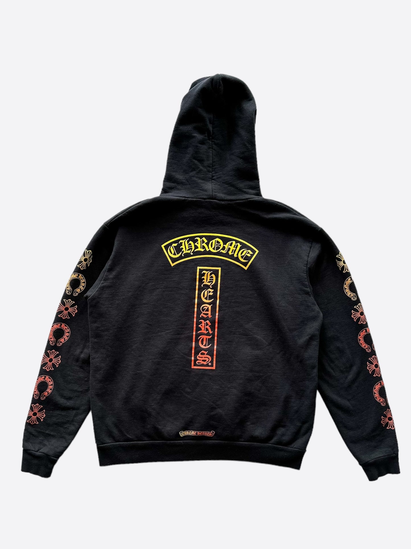 Chrome Hearts Black Sunset Gradient T-Bar Hoodie