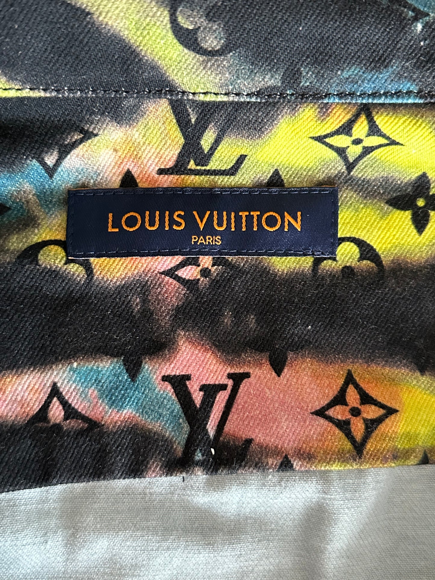 Louis Vuitton Multicolor Tie-Dye Monogram Overcoat