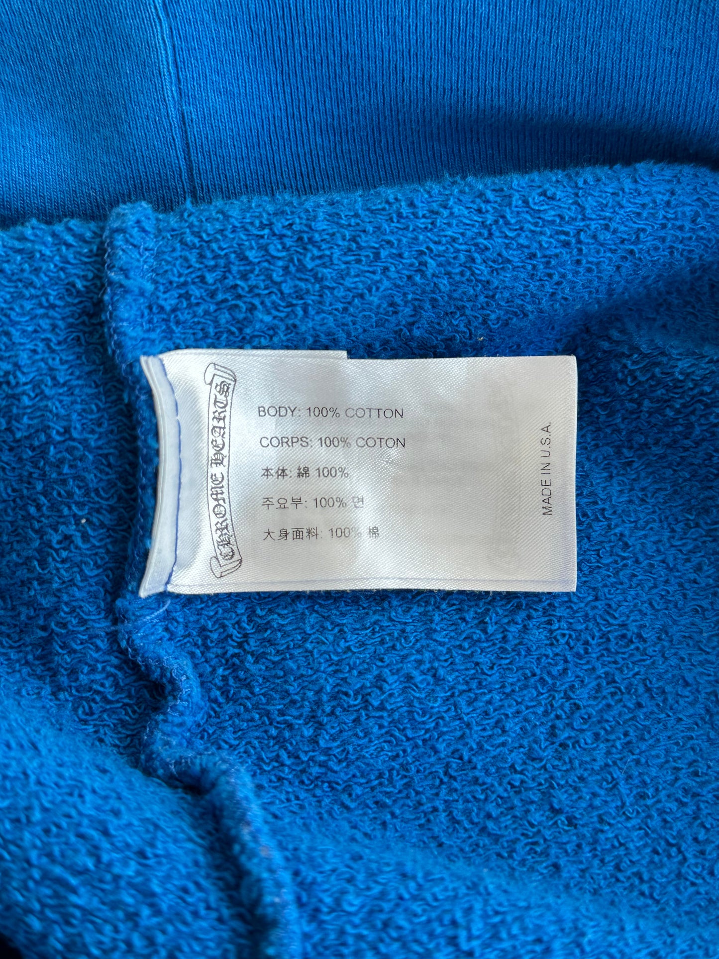 Chrome Hearts Matty Boy Blue Space Hoodie