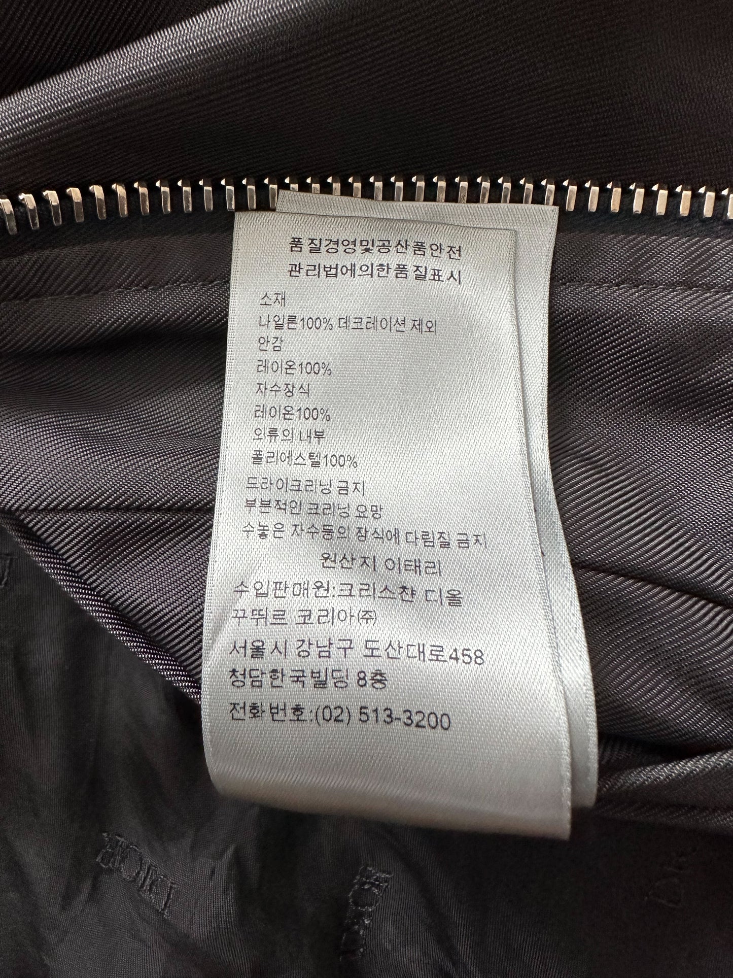 Dior Grey Floral Print Embroidered Bomber Jacket