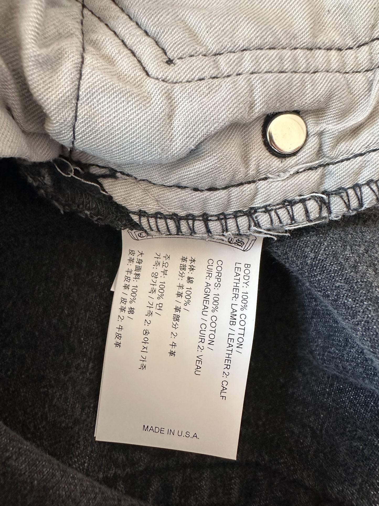 Chrome Hearts Levis Grey & Purple Cross Patch Paris Exclusive Stencil Jeans