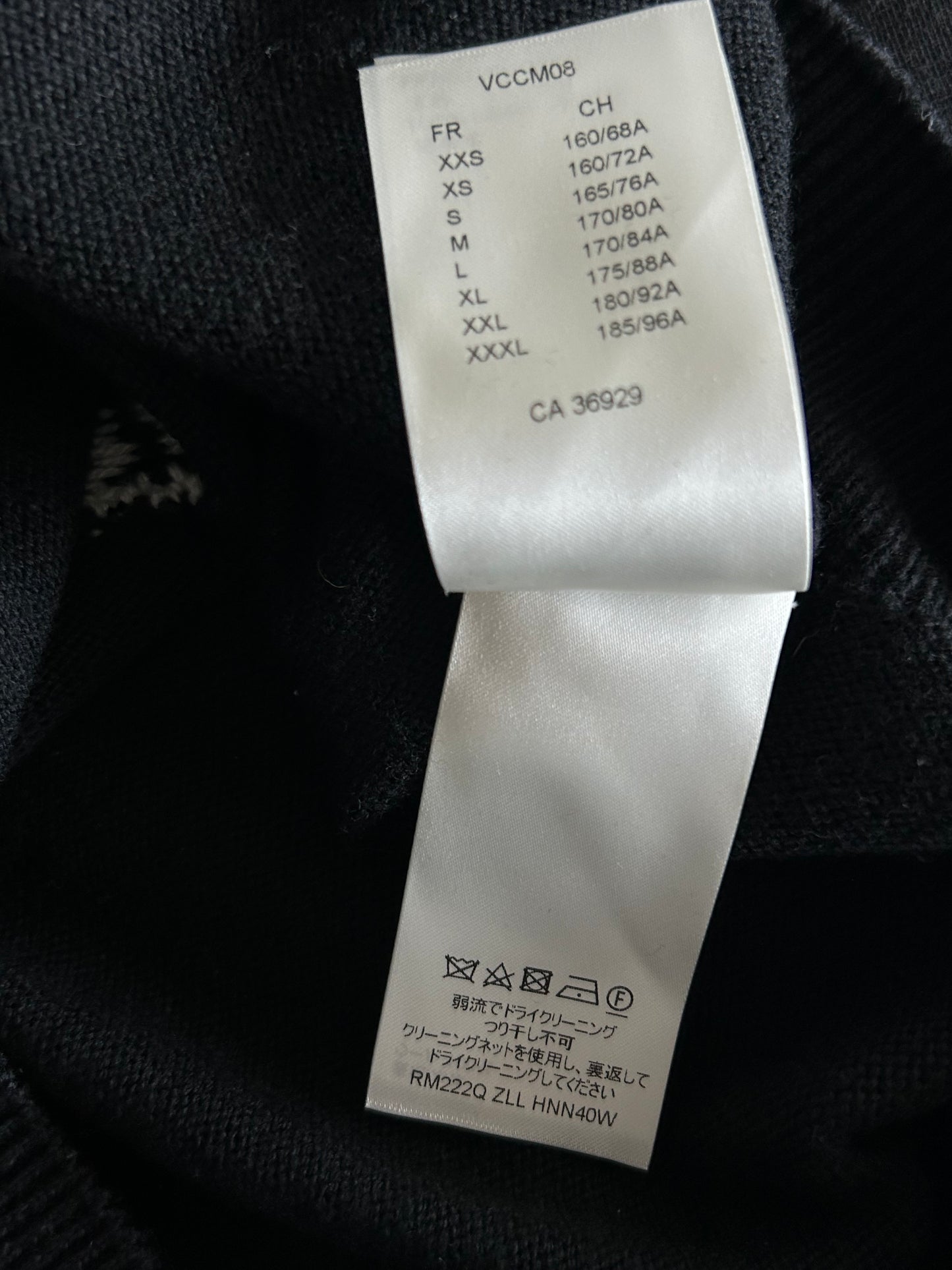 Louis Vuitton Black Monogram Clock Wool Sweater